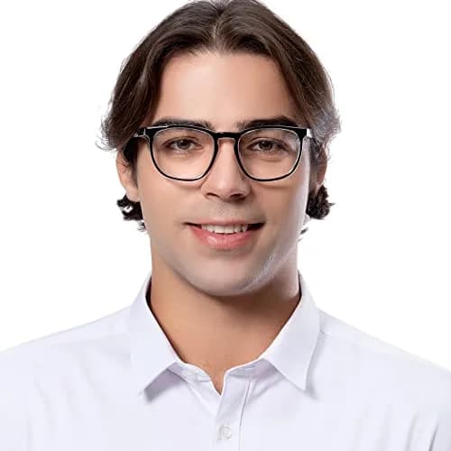 TOREGE Transparent White Safety Goggles with Clear Anti-Fog Anti-Blue Light Lenses - view 2