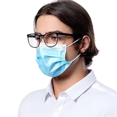 TOREGE Transparent White Safety Goggles with Clear Anti-Fog Anti-Blue Light Lenses - view 3