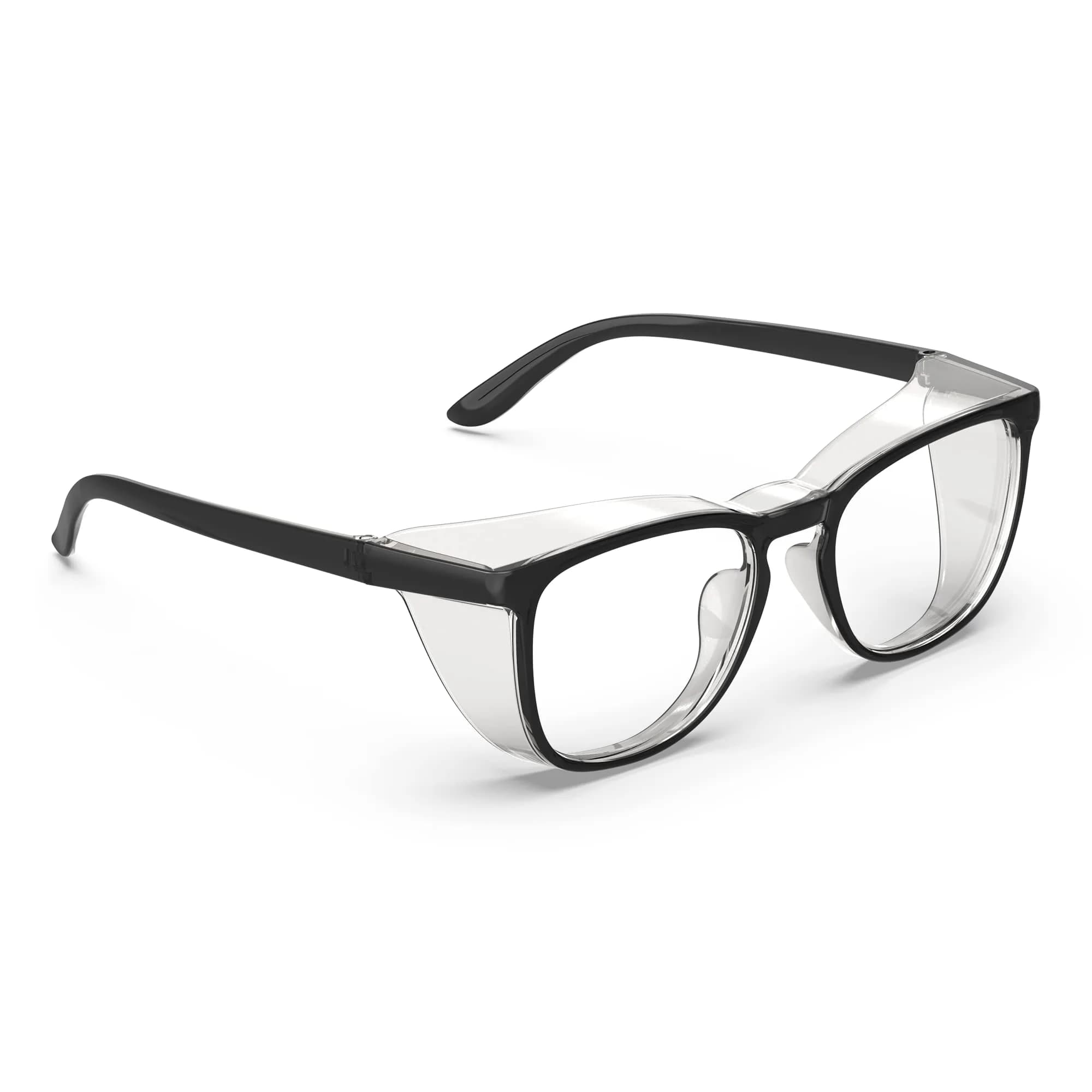 TOREGE Safety Goggles Lightweight Anti-Fog Anti-Blue Light Lenses | Clear Lens Polycarbonate — Transparent White&clear Lens