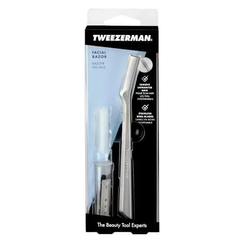 Tweezerman Stainless Steel Facial Razor with 3 Replacement Blades | Allure Best of Beauty 2023 Winner thumbnail 5