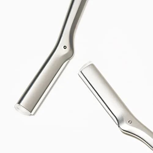 Tweezerman Stainless Steel Facial Razor with 3 Replacement Blades | Allure Best of Beauty 2023 Winner thumbnail 3