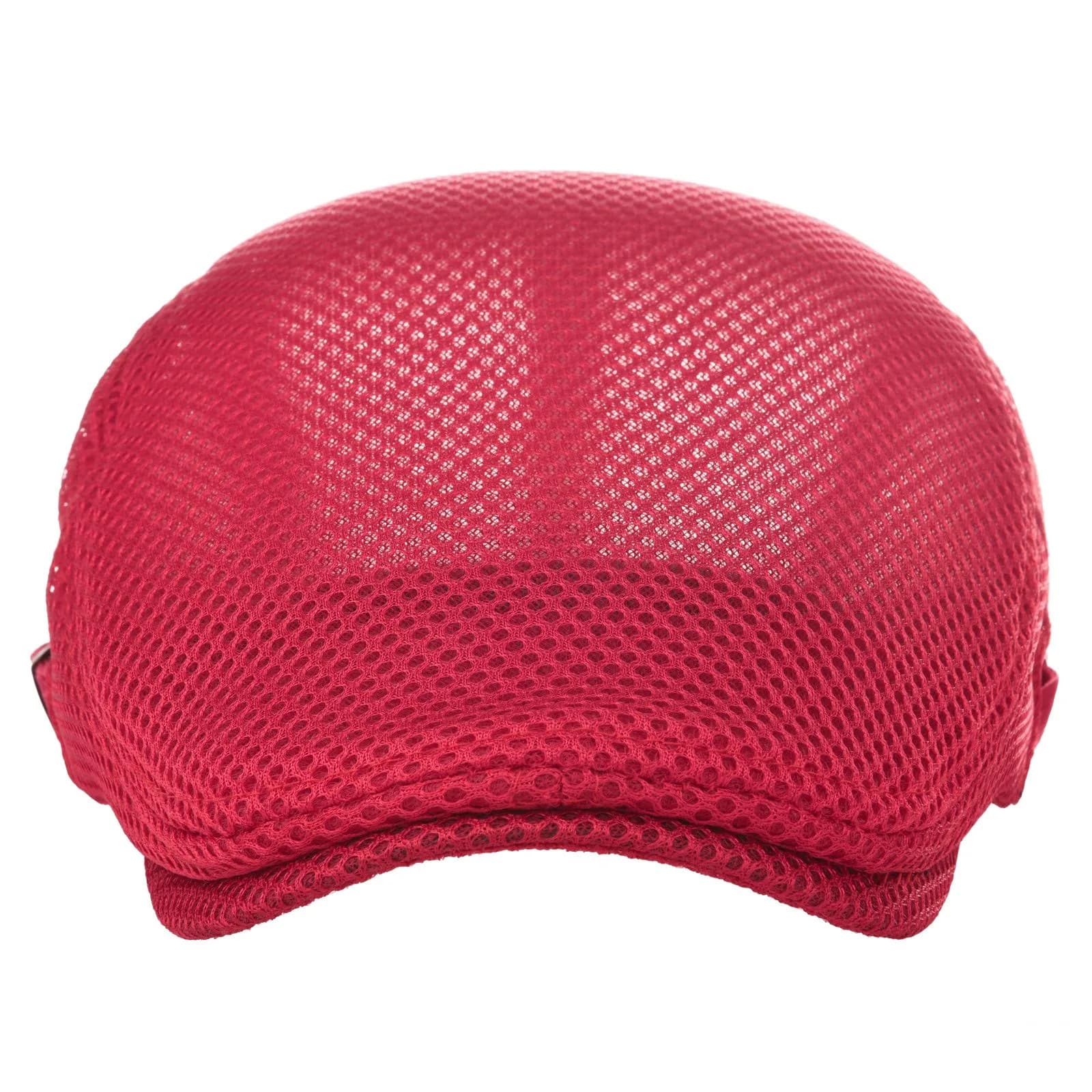 VOBOOM Men's Red Breathable Mesh Summer Hat | Adjustable Newsboy Ivy Cabbie Flat Cap 57-60cm - view 3