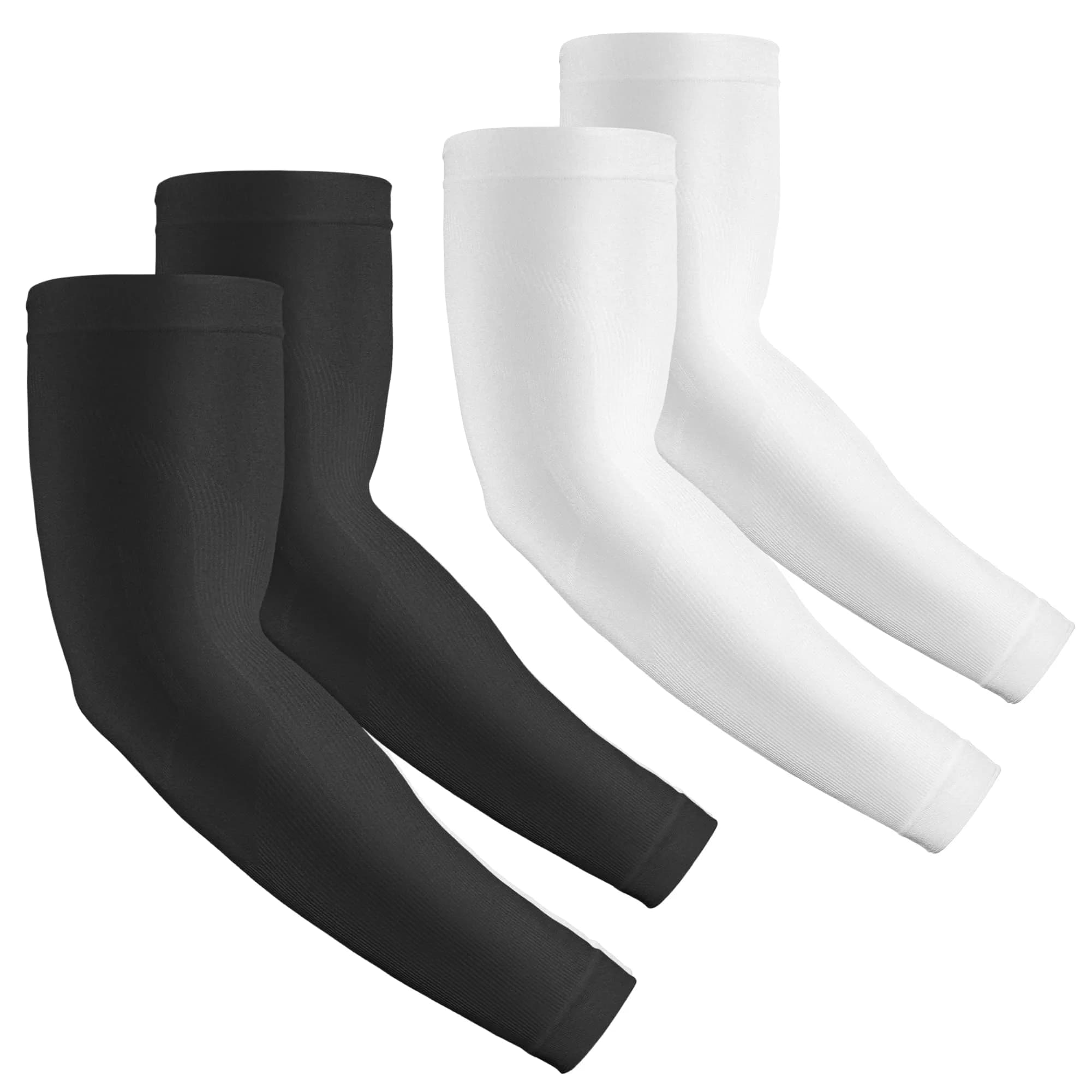 Rescoto UV Protection Cooling Arm Sleeves 2 Pairs | UPF 50 Sun & Tattoo Cover for Men Women Youth