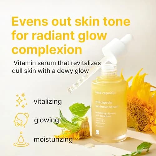 Face Republic Vita Capsule Luminous Serum 45ml (1.52 Fl Oz) | Vegan Korean Skin Care for Dull, Dry Skin with Niacinamide 5% thumbnail 2