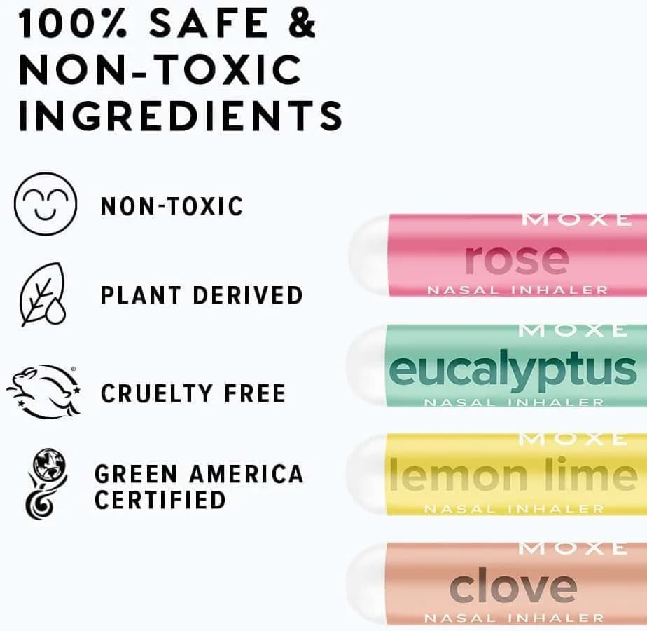 MOXE Smell Training Kit Phase 1 | Olfactory Support with 4 Essential Oil Sticks for Smell Recovery thumbnail 5