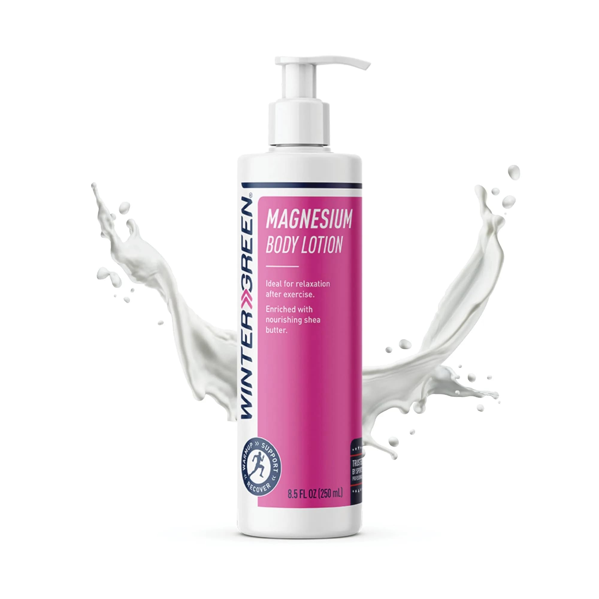 Wintergreen Magnesium Body Lotion 8.5 oz | Shea Butter for Muscle Cramps & Hydration — 8.5 Fl Oz