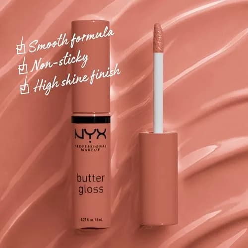 NYX PROFESSIONAL MAKEUP Butter Gloss Brown Sugar, Sugar High | 8 ml (0.27 Fl Oz) thumbnail 2