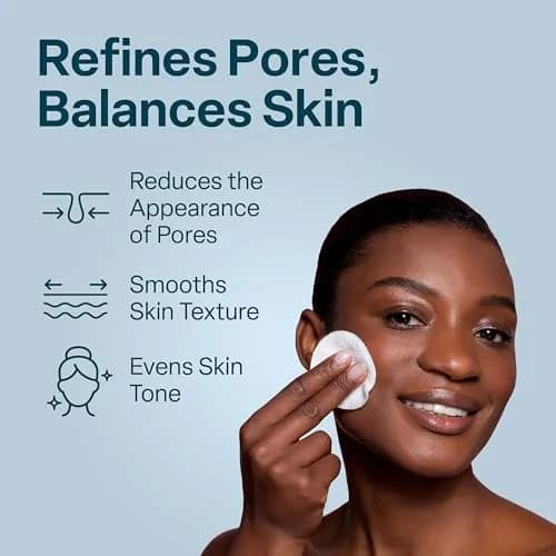 QRxLabs Pore Refining Toner Pads with Salicylic Acid & Niacinamide | 50ct (1.69 Fl Oz) thumbnail 2