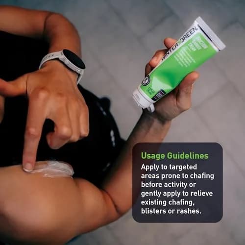 Wintergreen Friction Barrier Cream, Anti-Chafing, Blisters, Rashes | 2.5 oz, For Athletes & Active Individuals thumbnail 3