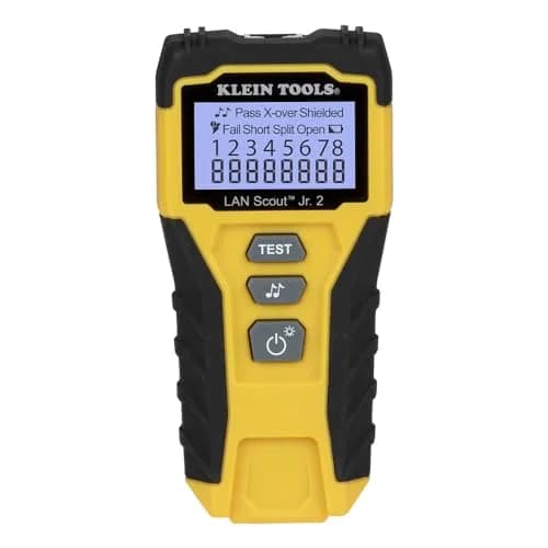 Klein Tools LAN Scout Jr Cable Tester Ethernet Cable Tester Kit | Versatile, Compact & Professional-Grade Testing (70-120 chars) thumbnail 1