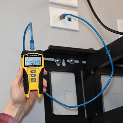 Klein Tools LAN Scout Jr Cable Tester Ethernet Cable Tester Kit | Versatile, Compact & Professional-Grade Testing (70-120 chars) thumbnail 5