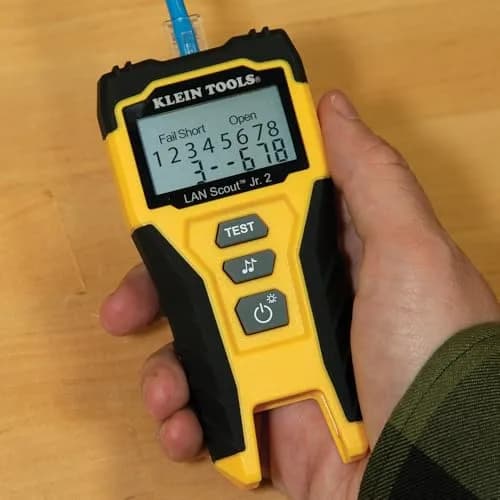 Klein Tools LAN Scout Jr Cable Tester Ethernet Cable Tester Kit | Versatile, Compact & Professional-Grade Testing (70-120 chars) thumbnail 6
