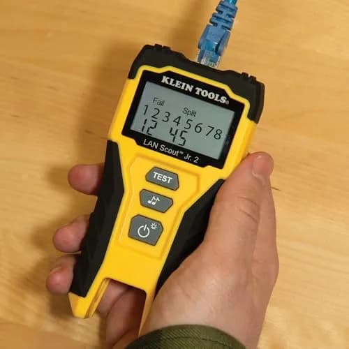 Klein Tools LAN Scout Jr Cable Tester Ethernet Cable Tester Kit | Versatile, Compact & Professional-Grade Testing (70-120 chars) thumbnail 7