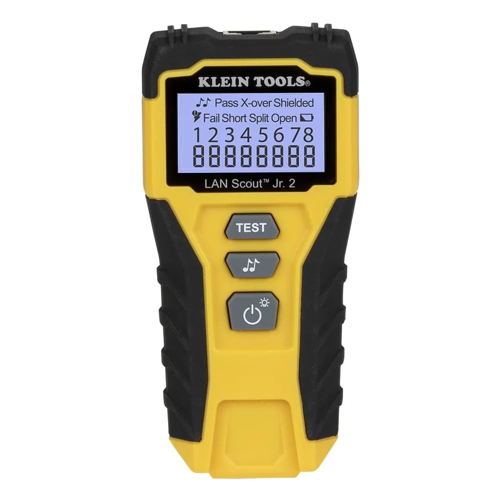 Klein Tools LAN Scout Jr Cable Tester Ethernet Cable Tester Kit | Versatile, Compact & Professional-Grade Testing (70-120 chars)