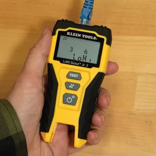 Klein Tools LAN Scout Jr Cable Tester Ethernet Cable Tester Kit | Versatile, Compact & Professional-Grade Testing (70-120 chars) thumbnail 8