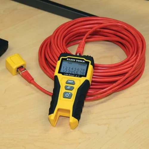 Klein Tools LAN Scout Jr Cable Tester Ethernet Cable Tester Kit | Versatile, Compact & Professional-Grade Testing (70-120 chars) thumbnail 3