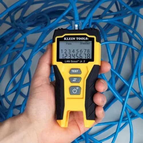 Klein Tools LAN Scout Jr Cable Tester Ethernet Cable Tester Kit | Versatile, Compact & Professional-Grade Testing (70-120 chars) thumbnail 4