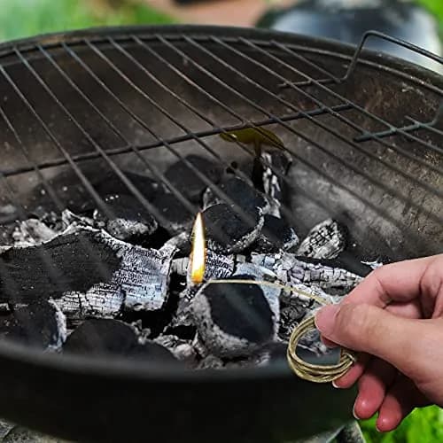 CHEFBEE Organic Hemp Wick with Natural Beeswax Coating 200ft (60.96m) | Slow Burn, Less Ash thumbnail 4