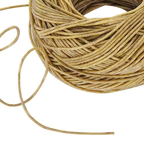 CHEFBEE Organic Hemp Wick with Natural Beeswax Coating 200ft (60.96m) | Slow Burn, Less Ash thumbnail 2