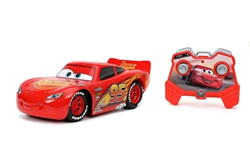 Jada Toys Pixar Cars Lightning McQueen RC Remote Control Car 1:24 Scale, 19.05 cm (7.5 inches) | Licensed Disney Pixar Toy thumbnail 1