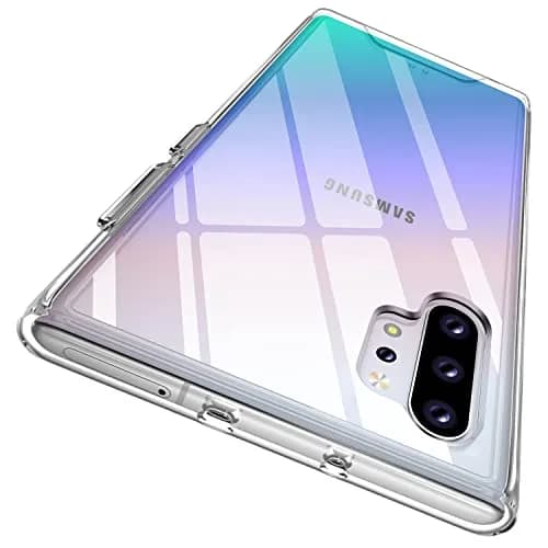 Rayboen Samsung Galaxy Note 10 Plus Case, Crystal Clear | Slim, Transparent & Wireless Compatible thumbnail 1