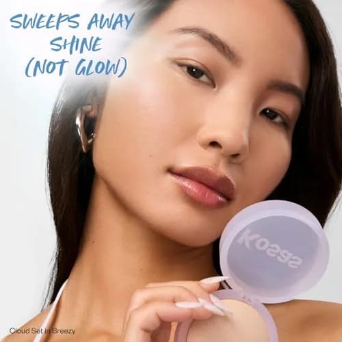 Kosas Cloud Set Baked Setting Powder, Sheer Light 9.35g (0.33 Oz) | Blurs Pores & Controls Shine thumbnail 3