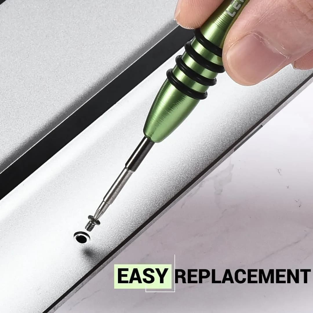 LeFix M2x3 Torx T5 Screws (12PCS) with T5 Screwdriver | Silver Alloy Steel Replacement Kit for Dell XPS, Razer Blade, HP Envy - view 5