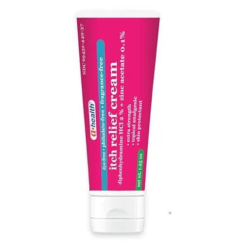 A+Health Itch Relief Cream Extra Strength Diphenhydramine HCl 1.25 Oz | Fast Relief for Itching & Skin Irritations thumbnail 7