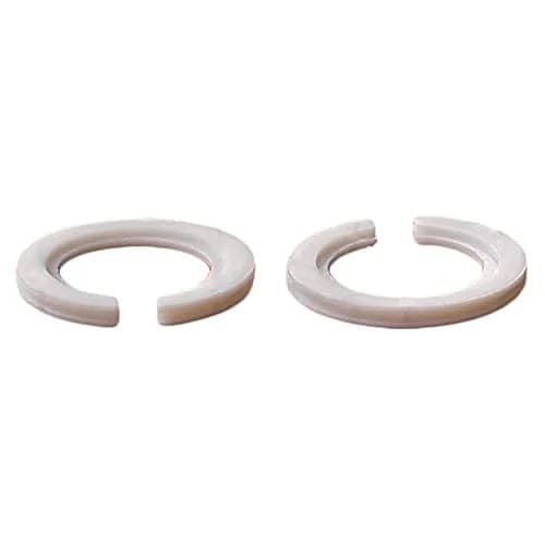 JNXQWE Lamp Shade Reducing Ring, E27 to E14 Converter, 6 Pack | Suitable for Bayonet Cap Lampholders, White, 45mm Outer & 29mm Inner Diameter thumbnail 2