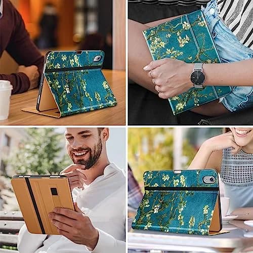 DTTO for iPad Air 11 inch Case M4 / M3 / M2 (2026/2025/2024) | Synthetic Leather, Multi-Angle Stand, Pencil Holder thumbnail 5