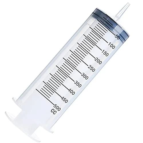Ulove Prs 500ml Large Plastic Syringe with Measurement | Sterile, Pack of 1 thumbnail 1