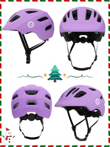 XJD Toddler Helmet for Kids - Light Purple, Small (52-56 cm) - Multi-Sport Adjustable thumbnail 2