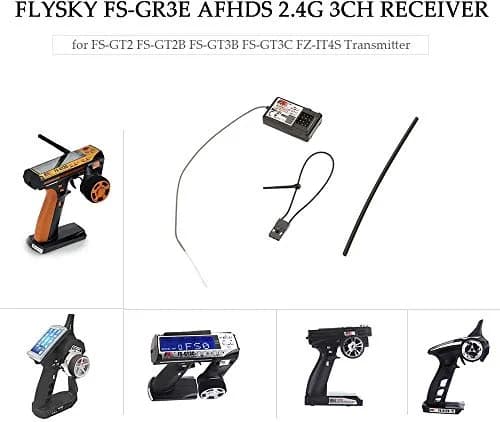 GLOBACT Flysky FS-GR3E Receiver 2.4GHz 3CH for RC Cars & Boats | Stable, Interference-Free, 100-200m Range thumbnail 5