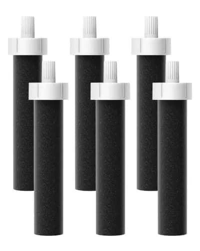 AQUA CREST Water Bottle Filter Replacement for Brita BB06 6 Count (Pack of 1) | Reduces Chlorine, Taste & Odor thumbnail 1