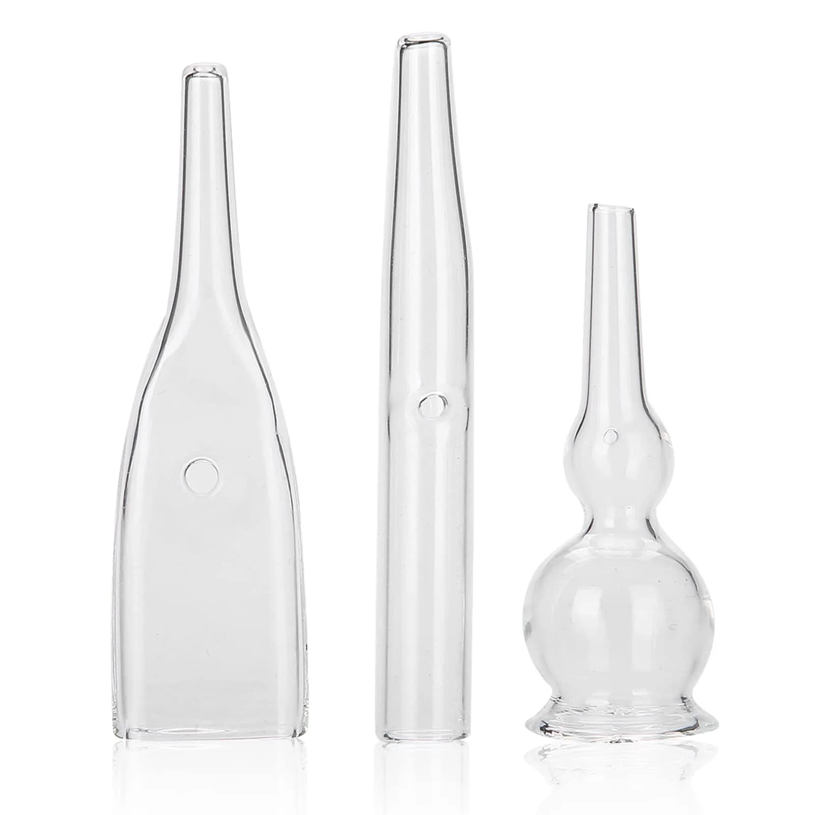 Agatige 3-Piece Vacuum Glass Tube Kit for Blackhead Removal Pore Cleaner - main product image
