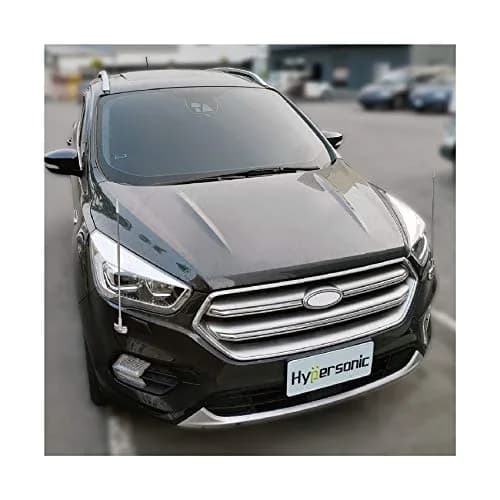 Hypersonic 2-Pack Car Bumper Corner Antenna Pole Adjust Driving Parking Marker Protector 29.2cm - 58.4cm (11in - 23in) | Essential for New Drivers thumbnail 2