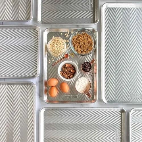 Nordic Ware Prism Baking Half Sheet 2-Pack, Natural | Durable Aluminum with Easy Release & Uniform Crisping thumbnail 5