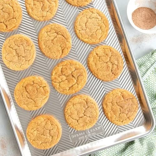 Nordic Ware Prism Baking Half Sheet 2-Pack, Natural | Durable Aluminum with Easy Release & Uniform Crisping thumbnail 2