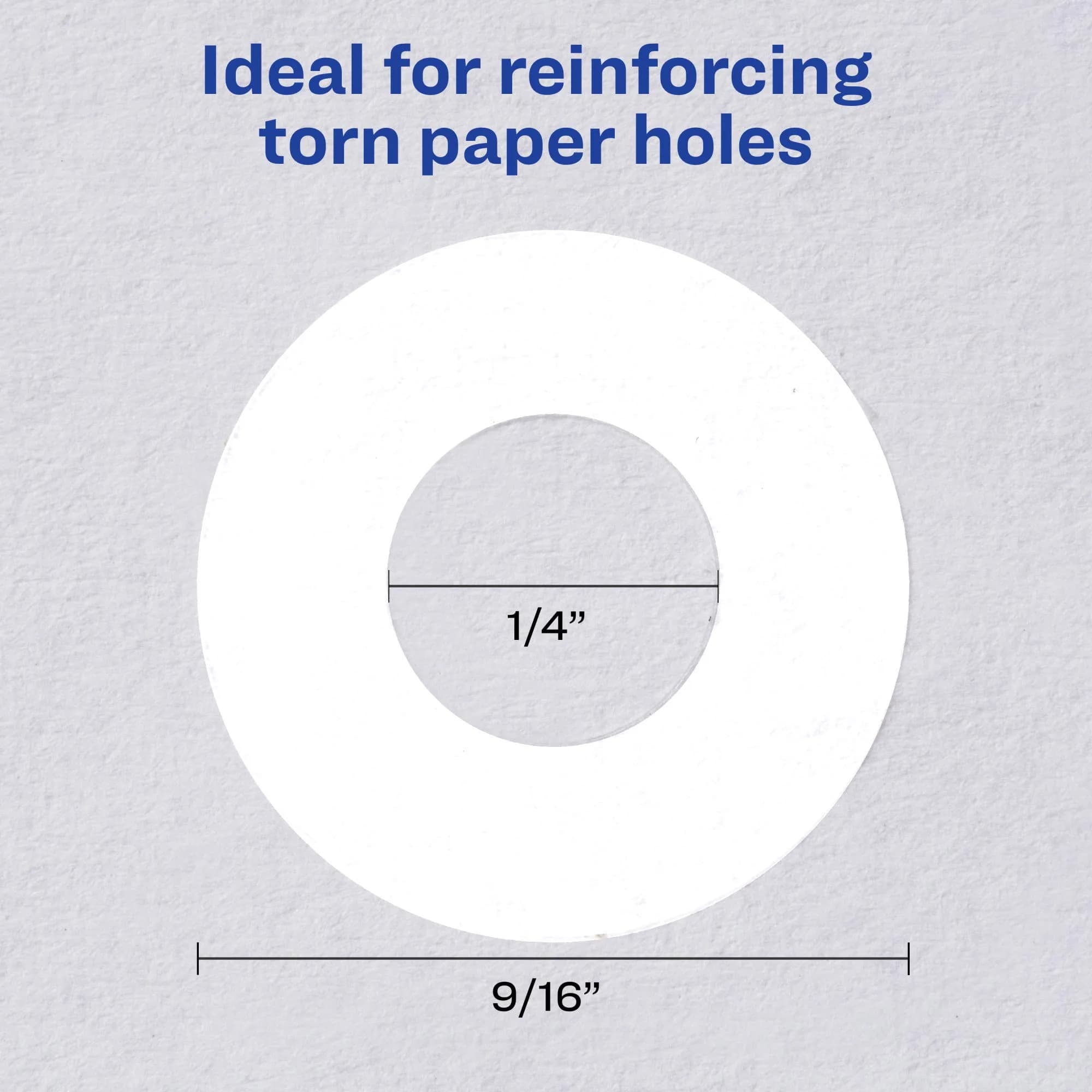 Avery Self-Adhesive Hole Reinforcement Stickers, White, 2000 Labels (2-Pack) - view 4