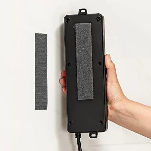 BRAVESHINE Grey Strong Stick Hook and Loop Tape 1.2x6 Inch | Heavy Duty Self-Adhesive Fastener for Home Office & Outdoors thumbnail 2