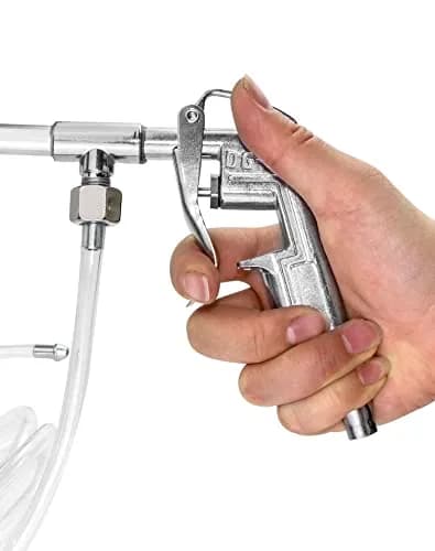 QWORK Aluminum Pneumatic Air Engine Cleaning Washer Gun Kit Tool 1/4" Inlet | Durable & Reliable Cleaning thumbnail 3