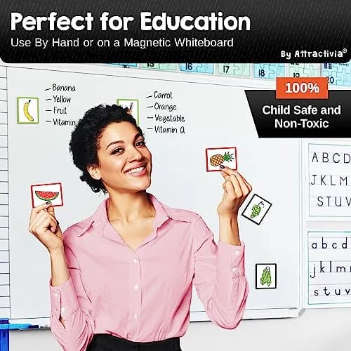 Attractivia Magnetic Labels 2.8 x 1.8 in | Rewritable Magnetic Labels for Office & Home thumbnail 6