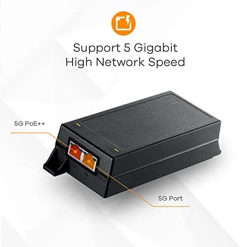 Zyxel Single 1-2.5-10G MultiGig 802.3bt PoE++ Injector [POE12-60W] | 60W MultiGig PoE++ Injector for Networking thumbnail 5