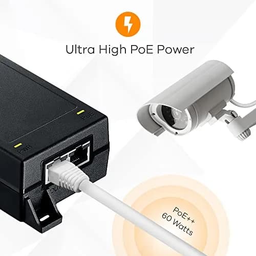 Zyxel Single 1-2.5-10G MultiGig 802.3bt PoE++ Injector [POE12-60W] | 60W MultiGig PoE++ Injector for Networking thumbnail 6