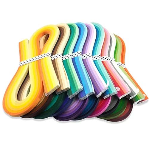JUYA Multi-Color Quilling Strips Set 60 Colors 1200 Strips 10mm/0.39in | Broad Color Range for Creative Art thumbnail 4