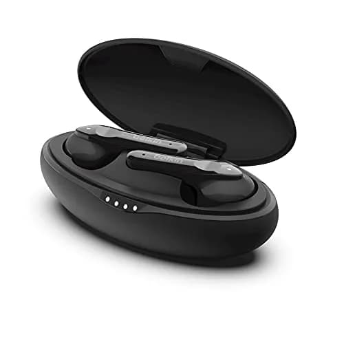 Belkin SOUNDFORM Move Plus Wireless Earbuds with Microphone | Bluetooth 5.0, IPX5, 5H Play, Wireless Charging Case, Black thumbnail 4