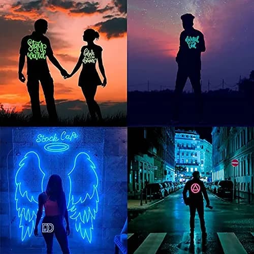 TransWonder Glow in The Dark Heat Transfer Vinyl 12"x10" | Glow Effect & Easy Weeding thumbnail 6