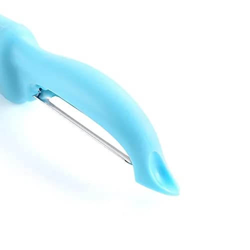 Spring Chef Swivel Potato Peeler with Soft Grip Handle, Aqua Sky | Dual Stainless Steel Blades, Ergonomic Design thumbnail 9