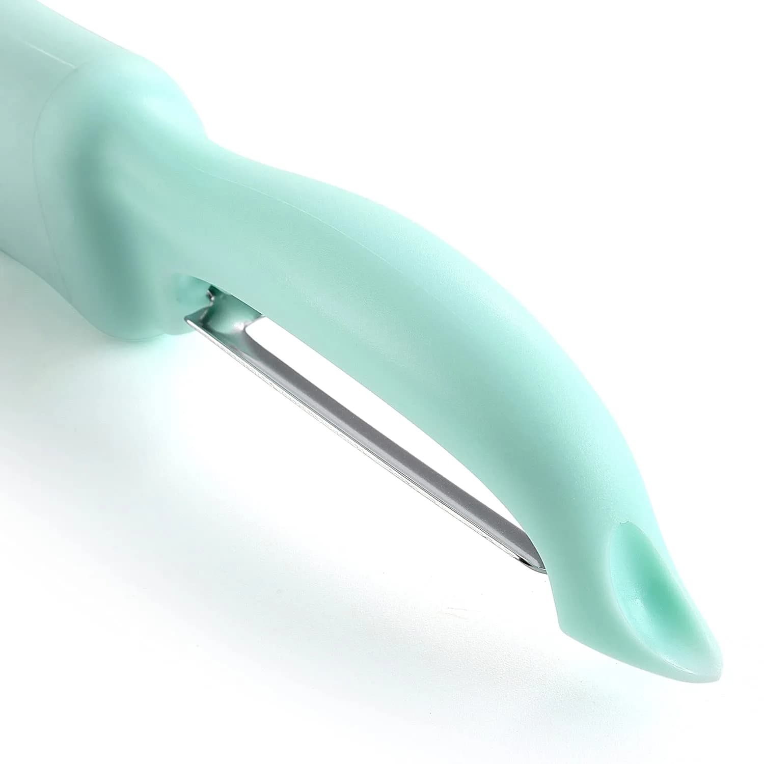 Spring Chef Swivel Vegetable Peeler Mint | Ergonomic Soft Grip Handle, Stainless Steel Blades - view 9