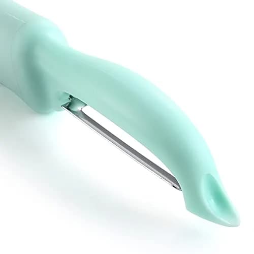 Spring Chef Swivel Vegetable Peeler Mint | Ergonomic Soft Grip Handle, Stainless Steel Blades thumbnail 9